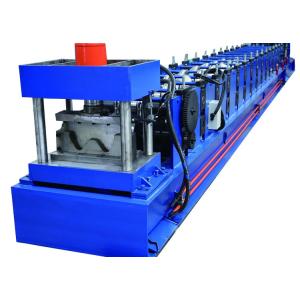 China GI Highway Guardrail Roll Forming Machine With Cutting Blade Material Cr12Mov And Roller Diameter 80mm on sale