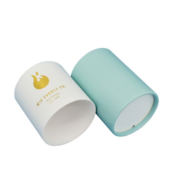 Buy 157gsm Cardboard Cylindrical Packaging Box CMYK Custom Printed Paper Tubes at wholesale prices