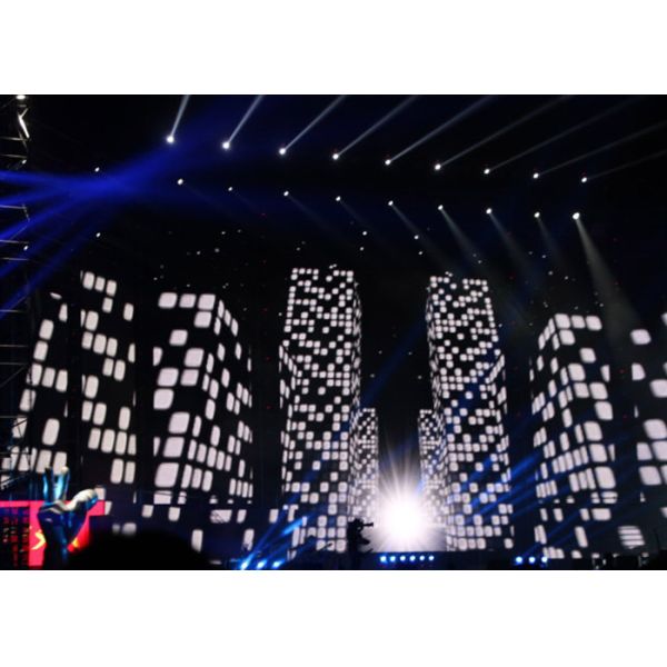 High Definition P4.81 SMD2525 LED Screen 500x1000mm /500x500mm Slim Cabinet