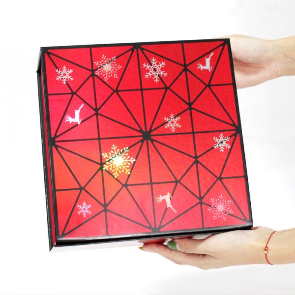 UV Varnish Foldable 350gsm Recycled Paper Gift Boxes