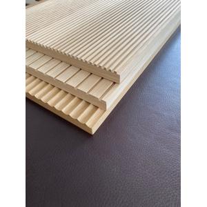 Durable Fireproof Wood Veneer Slats Nontoxic Sound Absorption