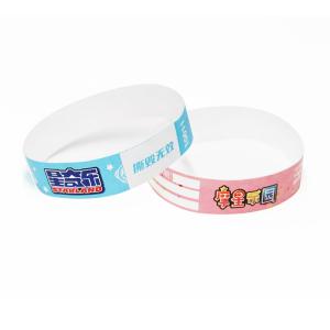 Custom VIP Paper Sequential Numbering Bracelets with Waterproof Tyvek Material