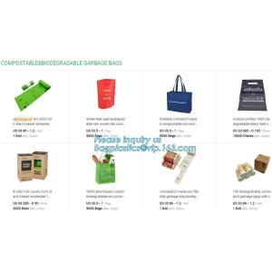 compostable garbage plastic bag on roll, Premium quality compostable disposable
