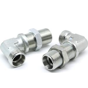 Pipe Lines Connect Galvanized Sheet Metric Male 90 Degree Elbow Adapter Hose