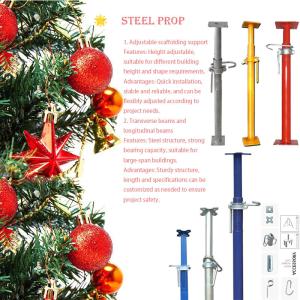 Adjustable Steel Prop Scaffolding Metal Props Construction Q235 Propssupport