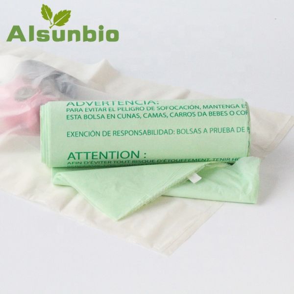 Bioplastic Eco Friendly Packaging Bags Home Compostable Bags ASTM6400
