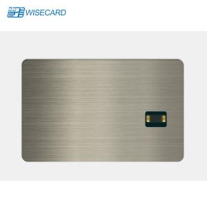 Wisecard WCT Smart Credit Card Metallic NFC Cards For Digital Signature