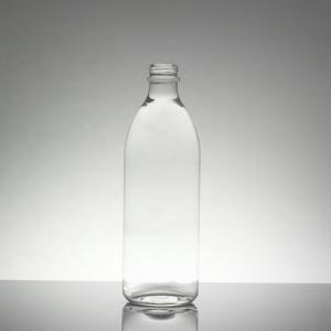Custom Made Clear Glass Screw Cap Bottle for Juice or Soda Beverage 330ml 500ml