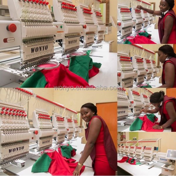 High Precision Computer Barudan Embroidery Machine / 4 Heads Embroidery Machine