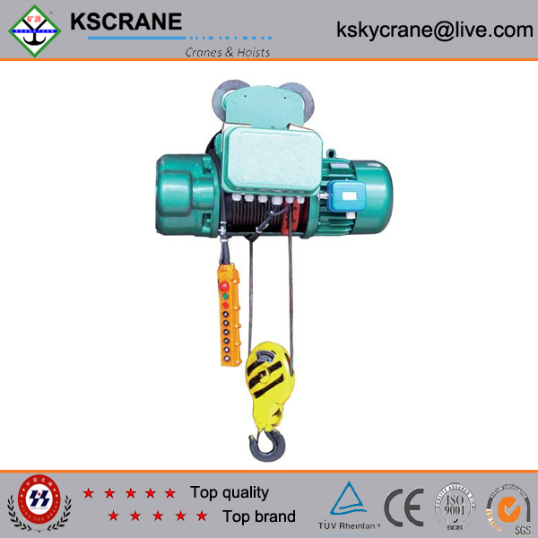 Buy 1ton 6m Heavy Duty Lifting Speed Electric Wire Rope Hoist at wholesale prices