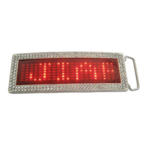 Promotional Led display belt buckle panel for party
