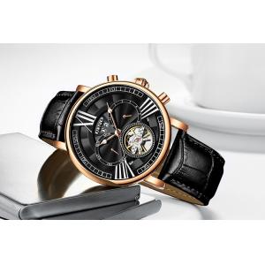 22cm Strap Girth Mens Mechanical Watches 30M Daily Waterproof