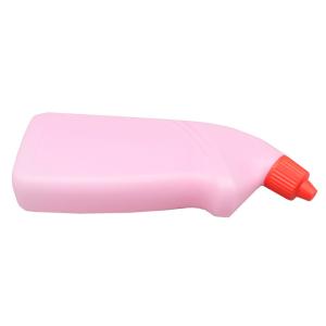 HDPE 500ml Flat Screw Cap Toilet Cleaner Bottle