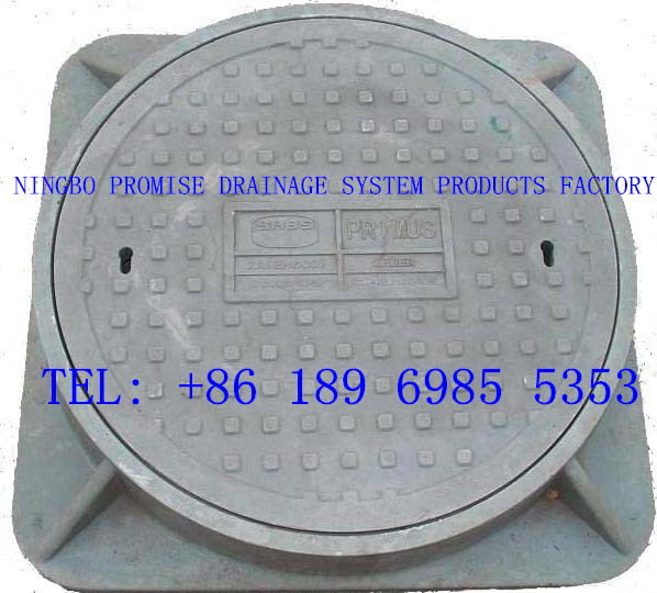 Buy D630 Round FRP/GRP manhole cover at wholesale prices