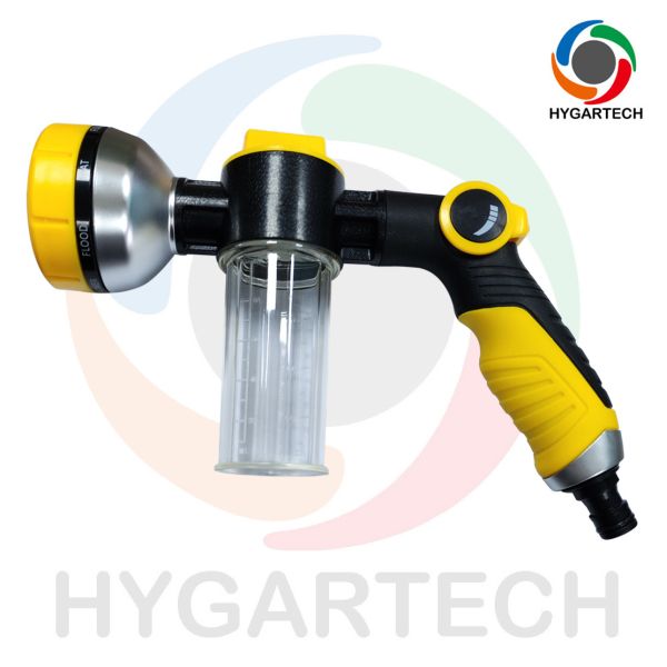 Multifunctional Thumb Control Soap Bubble Spray Nozzle with Hose Connector for