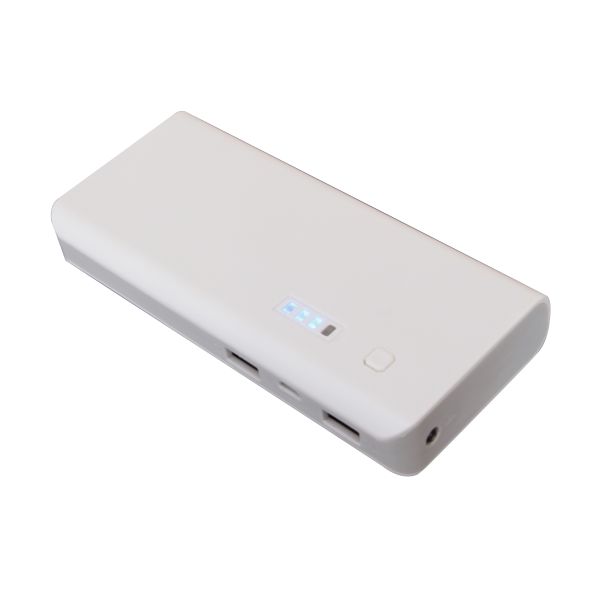 11000mAh Capacity power banks, Plastic, with LED display, Bright Lamp, Charger