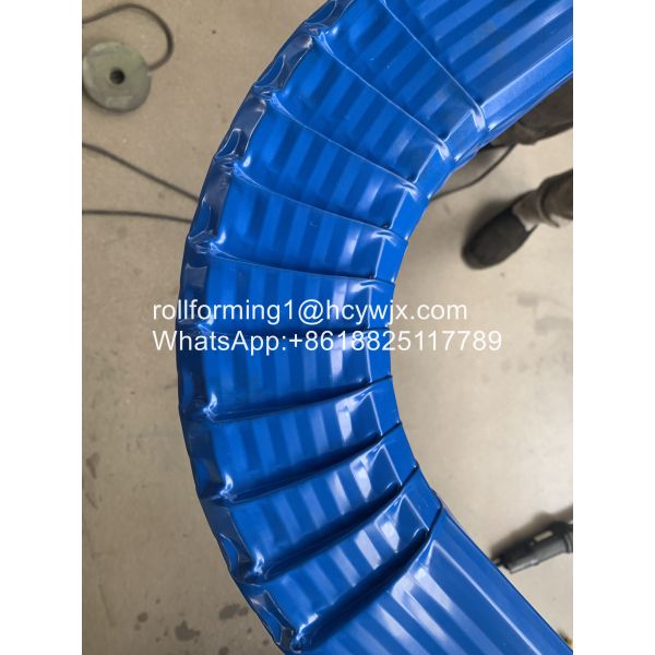 76.2x101.6mm Rectangular Downspout Roll Forming Machine For Rainwater Downpipe