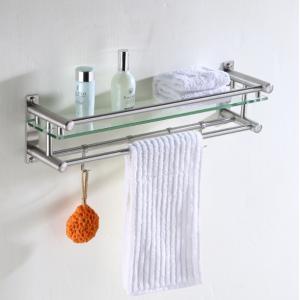Morden Bathroom Hardware Accessories Rectangular Rack Wall Mounted