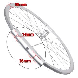 High-quality 700C Road Bicycle Wheelset Aluminum Alloy with 30mm V/C Brake
