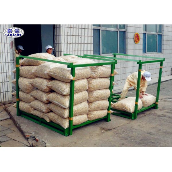 Buy Q235 Galvanized Steel Stacking Racks SX-SSR01 4 Tiers Shelving For Ginger at wholesale prices