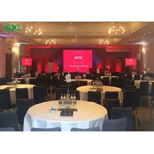 HD Indoor Full Color Video Wall Rental 5mm Pixel Pitch Die Casting Cabinet