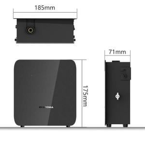 Electric Silent Aroma Scent Diffuser Aromatherapy Metal Black