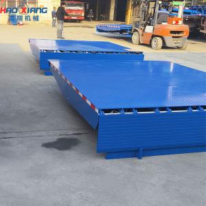 Hydraulic Loading Yard Ramp Non-Slip Diamond Mesh and Precision Steel Pipe