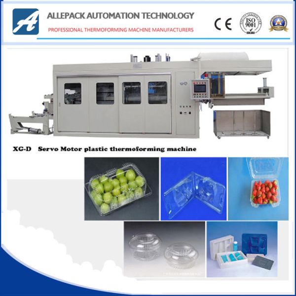 Buy ALLEPACK Plastic Thermoforming Machine 4500kg Weight CE Certificate at wholesale prices