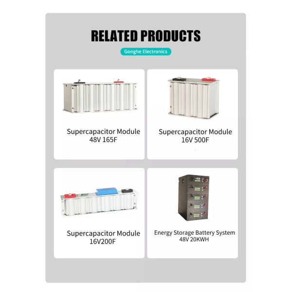 Graphene Practical Super Capacitor Module 48V 20kwh For Energy Storage