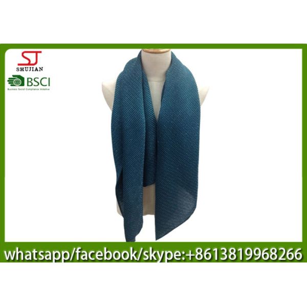 Buy China supplier wrinkle wrap and thin Gilding spring summer scarf  shawl 90*190cm 100% Polyester keep fashion chiffon at wholesale prices