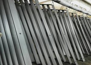 China International Airport Steel Fence Fabrication , Semi Gloss Heavy Metal Fabrication on sale