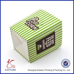 Green Food Grade Cardboard Packaging Boxes With Auto Lock Bottom