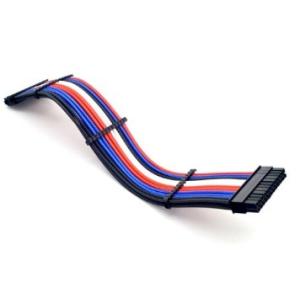 Rainbow Color Power Supply Cable Extension Cord PSU Braided Extension Cable Kits