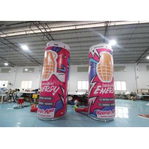 ODM 4m Height Can Shape Inflatable Drink Bottle CMYK Printing
