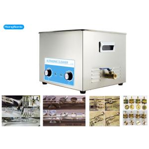 Musical Instrument Mechanical Ultrasonic Cleaner 10L SUS304 Tank With Heater