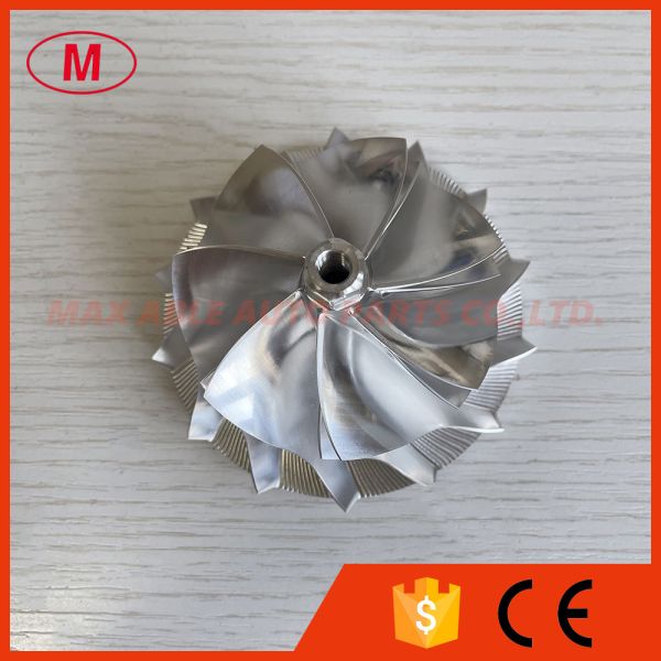 TD05 forward 64.40/82.00mm 7+7 blades LEP style turbocharger milling/aluminum 2618/billet compressor wheel