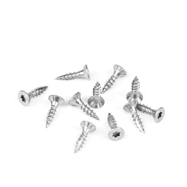 Customized Double Countersunk Head Chipboard Screws Phillips Pozidrive DIN 7505
