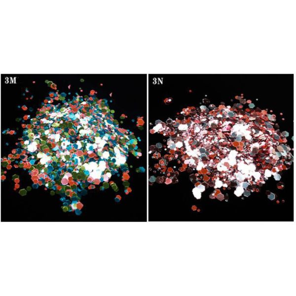 Diwali Celebration Essential Colorful High Shining 1mm 2mm 3mm White Silver Pink Green Bling Nail Glitter Powder