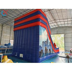 Manufacturer PVC Inflatable Slide Spiderman Hero Inflatable Double Dry Slides