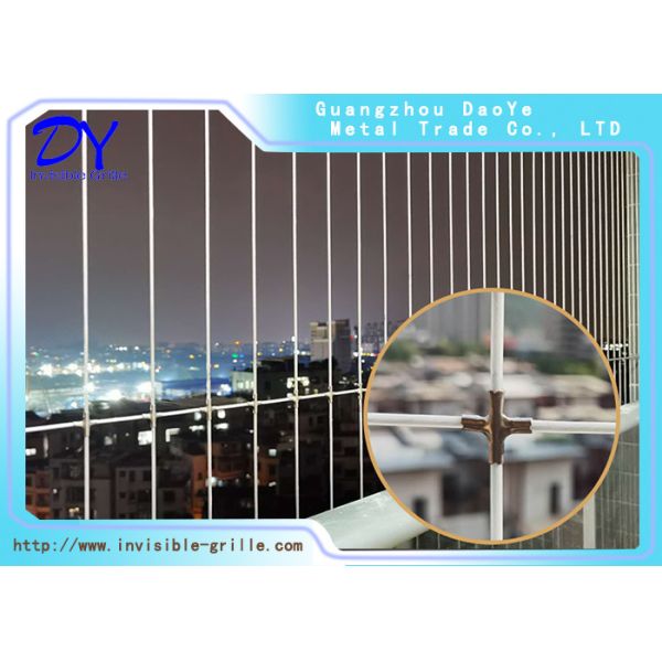 Buy Safety Stainless Steel Wires Steel Cable System Invisible Grille at wholesale prices