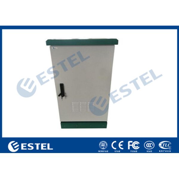 Fan Type Outdoor Telecom Cabinet Waterproof Anti - Corrosion With Galvanized Steel Material