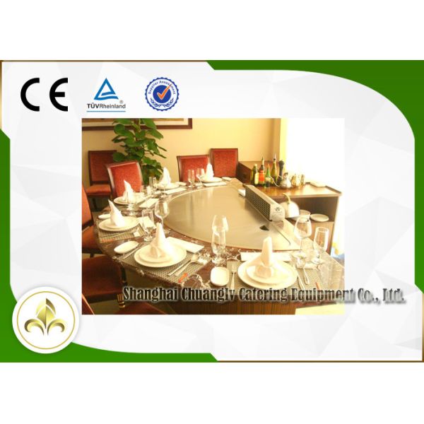 Semi Circle Restaurant Hibachi Grill Japanese Cooking Table Basic Configuration