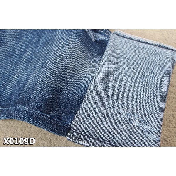 Vintage Heavy Cotton Denim Fabric 14.5oz Woven Tight 6 X 6 TWILL Cool Cotton Stretchable Breathable