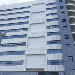 China Remote Control Metal Hurricane Shutters Galvanized Steel Windproof Door on sale