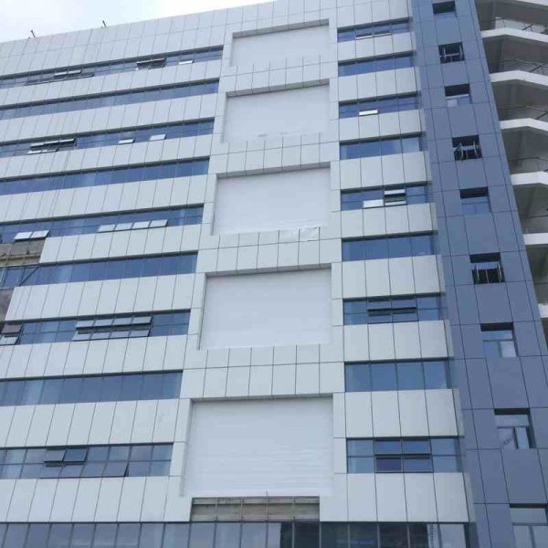 Buy Remote Control Metal Hurricane Shutters Galvanized Steel Windproof Door at wholesale prices