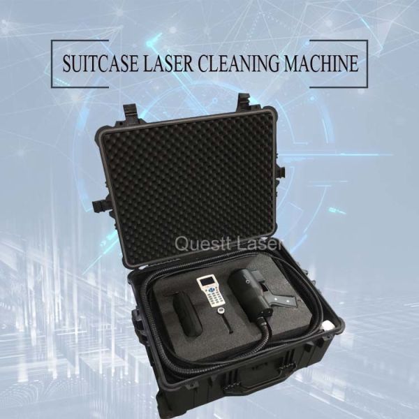 Mobile Case Handheld MOPA Laser Rust Removal Machine Wireless BlueTooth Connection