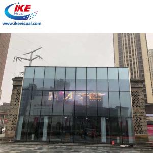 Outdoor Transparent LED Display Screen P5 IP65 Waterproof For Store