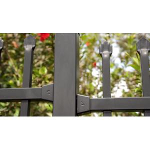 powder coated zinc Steel picket Fence