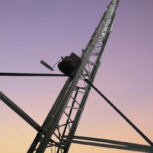 China 30M 11 Sections Freestanding Cell On Wheel Tower on sale