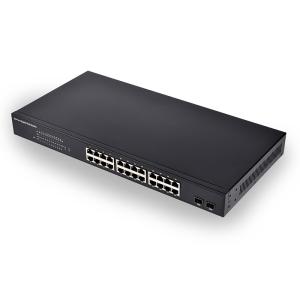 28-port 100M switch IEEE 802.3af/a standard 370W power backplane bandwidth 8.8
